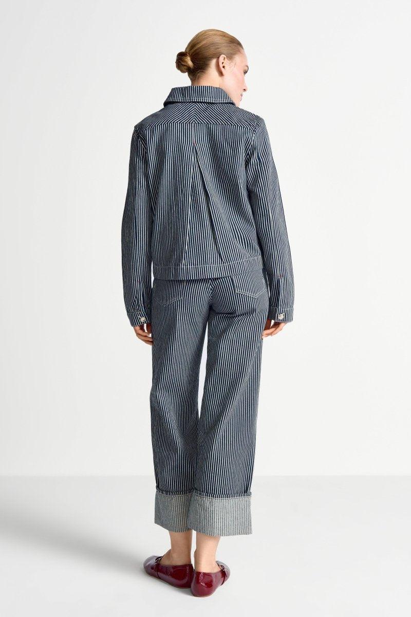 Jeans mit Nadelstreifen-Rich & Royal