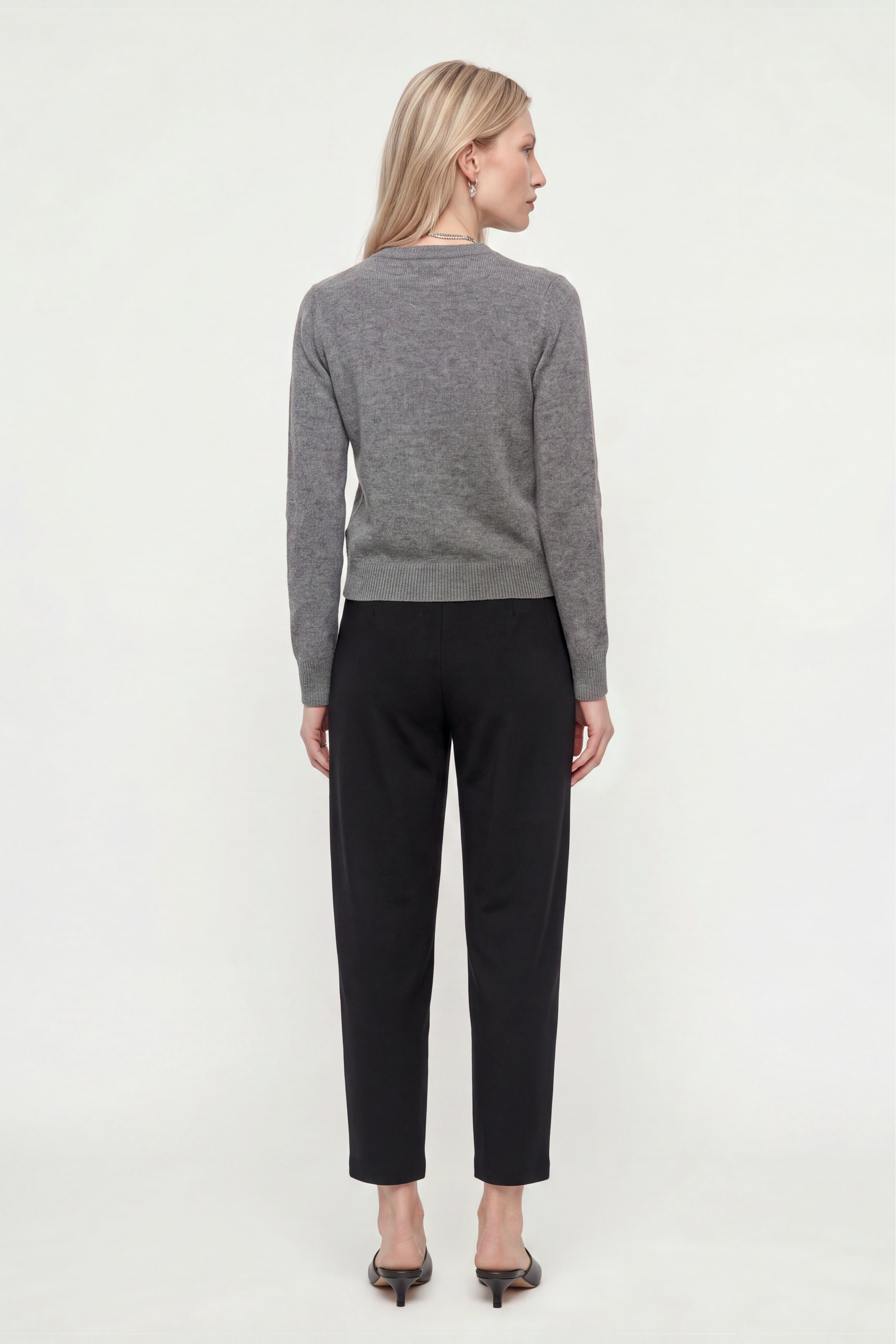 Barrel-Leg-Hose in 7/8-Länge-Rich & Royal