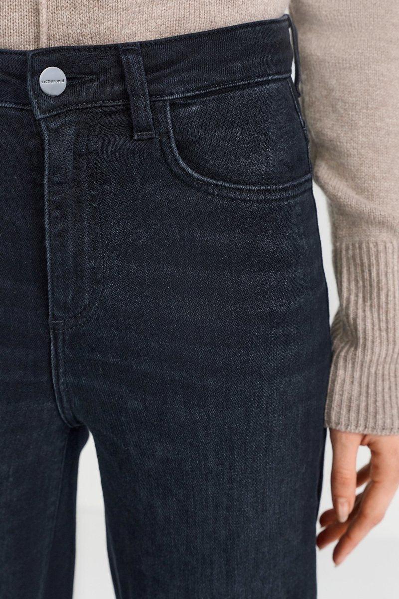 Dunkle Denim Culotte-Rich & Royal