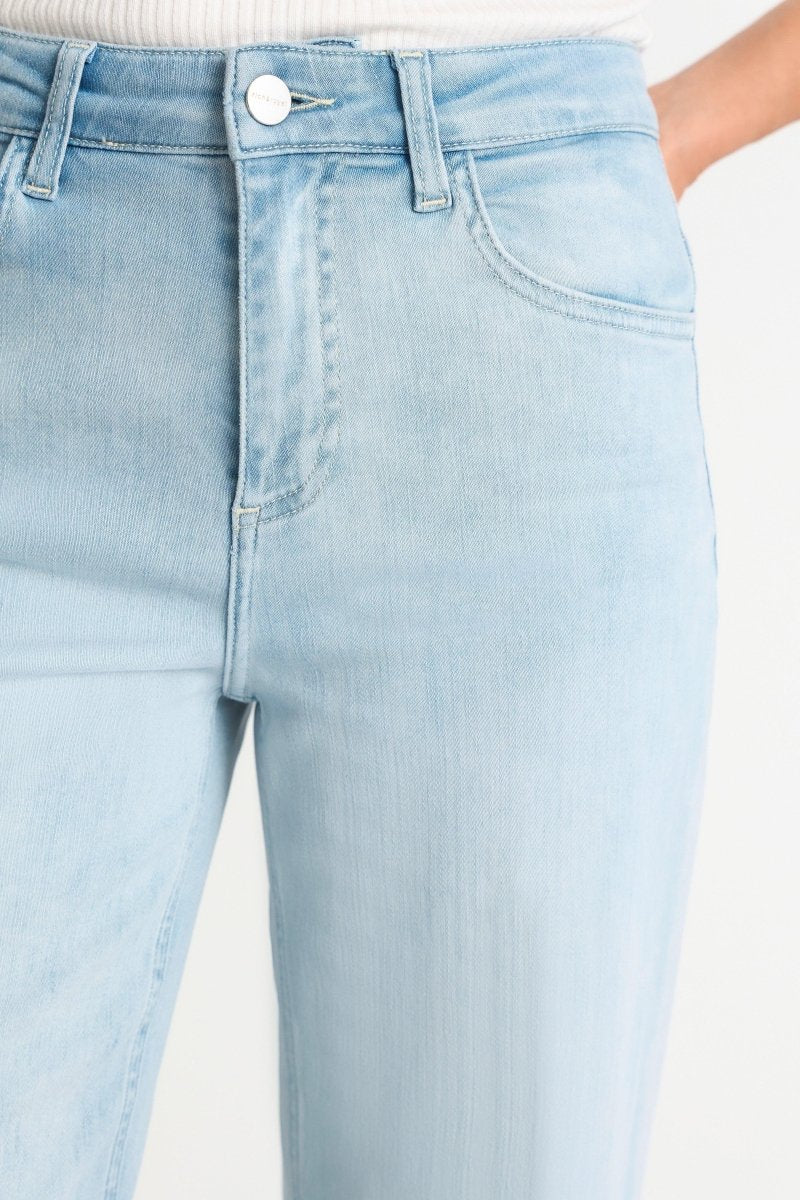 Hellblaue Wide-Leg-Jeans-Rich & Royal