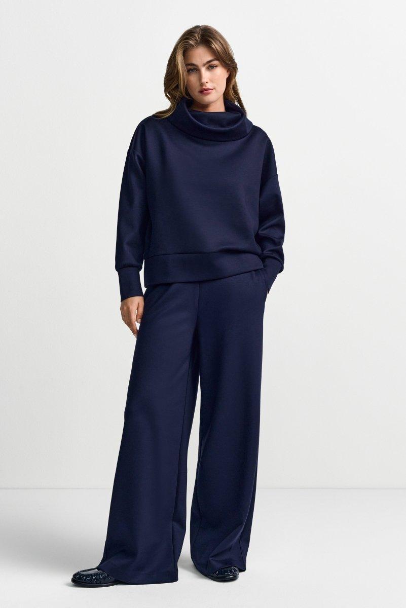 Sweatshirt mit Stehkragen-Rich & Royal