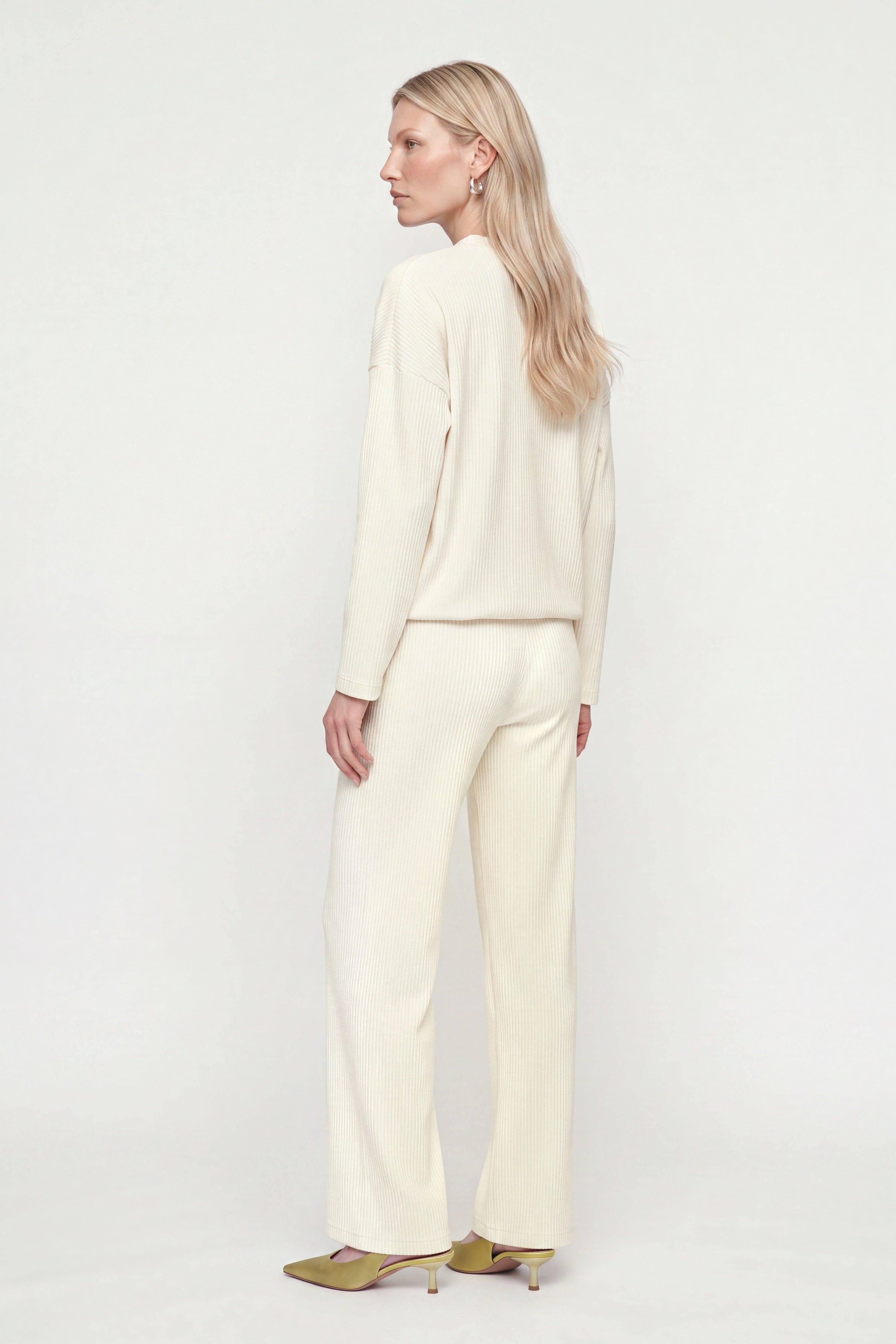 Cordpullover mit Mock-Neck-Rich & Royal