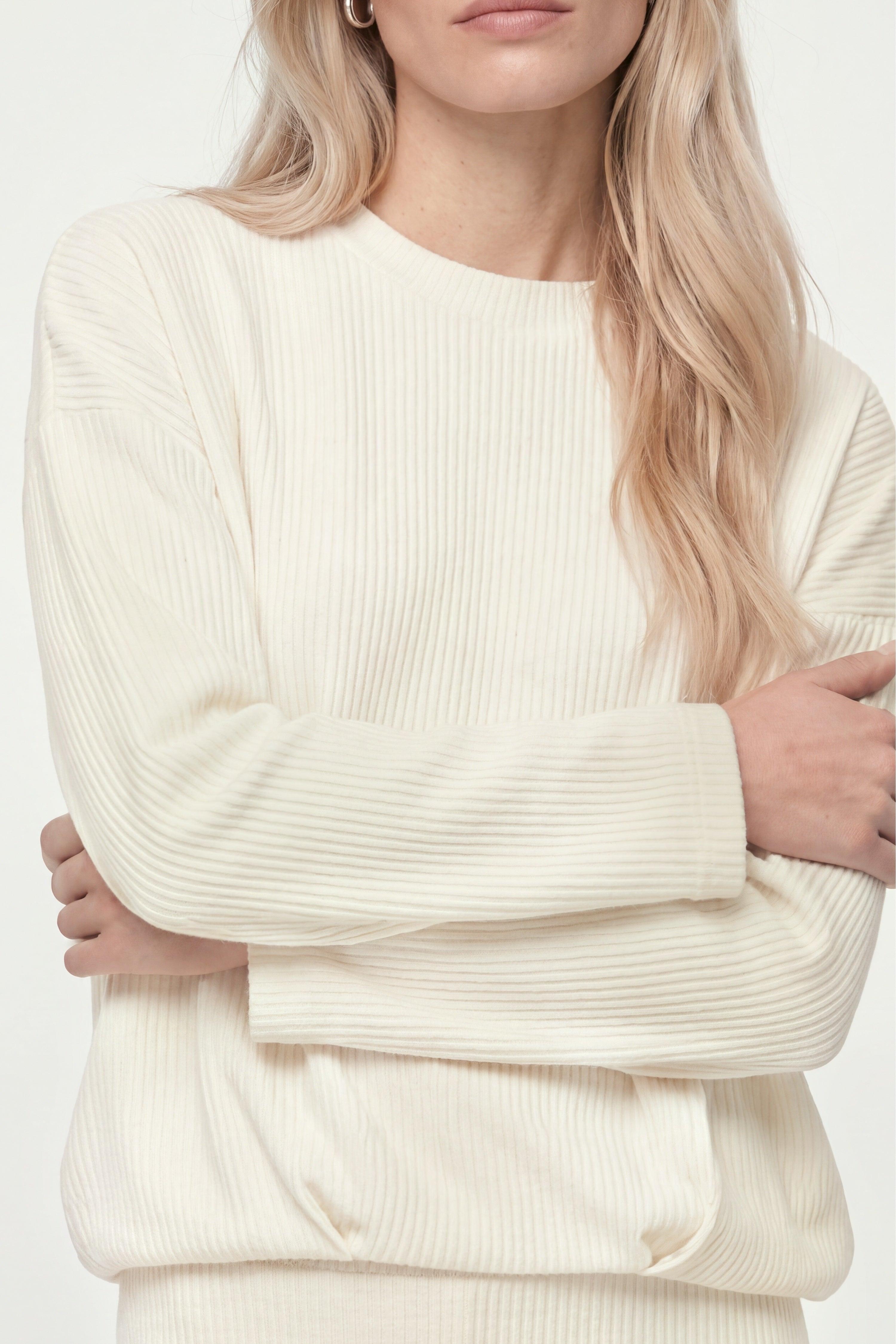 Cordpullover mit Mock-Neck-Rich & Royal