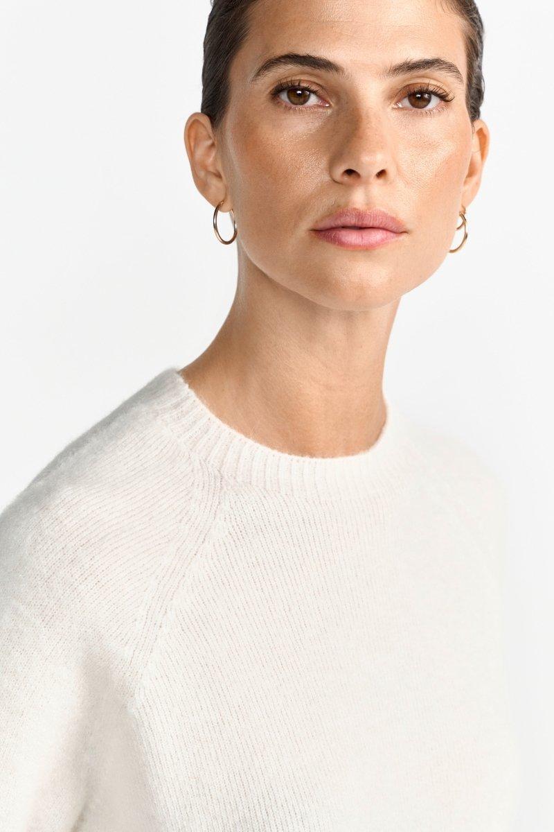 Kurzärmeliger Feinstrickpullover-Rich & Royal