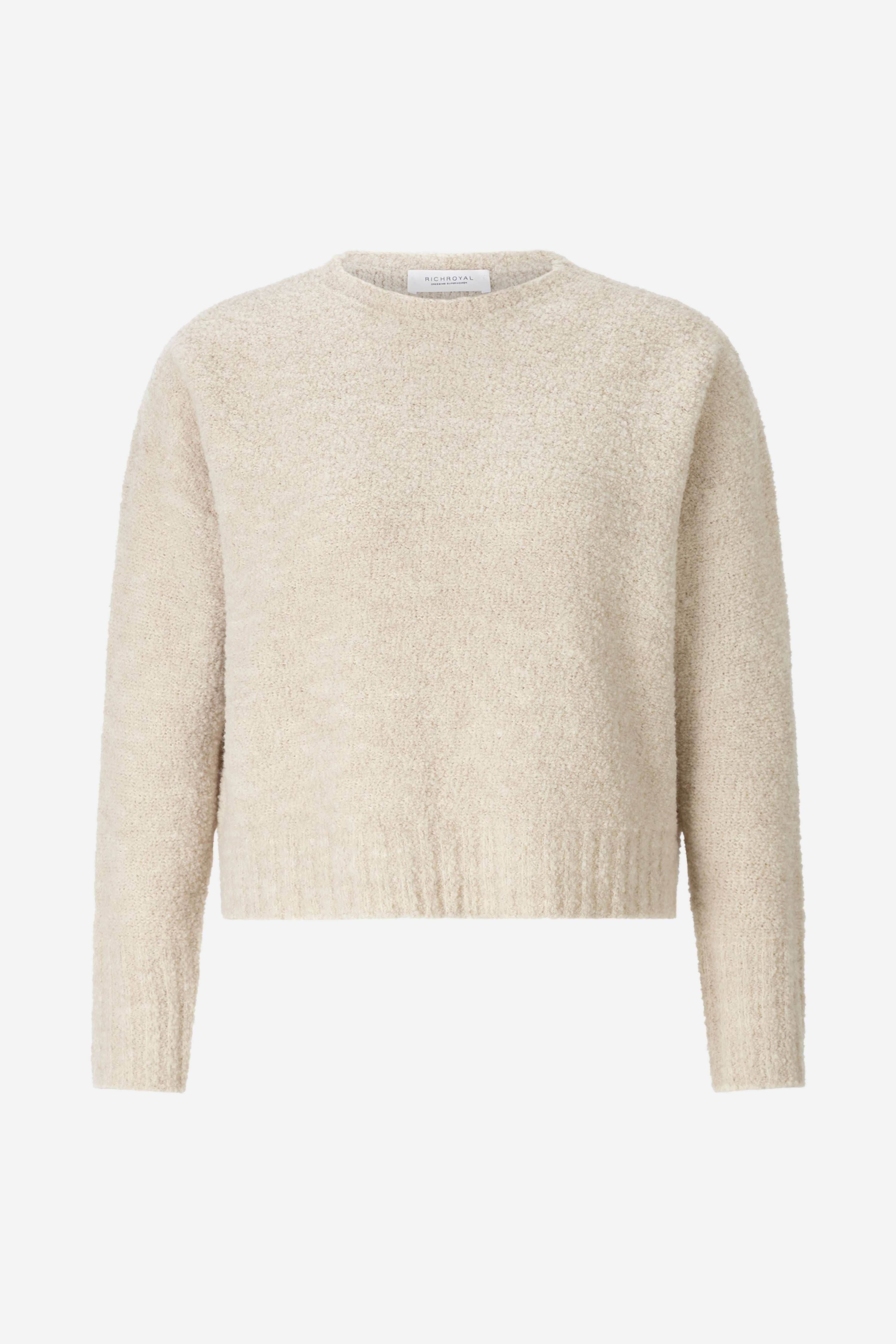 Bouclé-Pullover, cropped-Rich & Royal