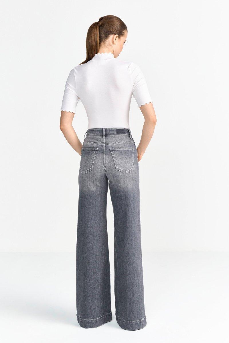 Rippshirt mit Stehkragen-Rich & Royal