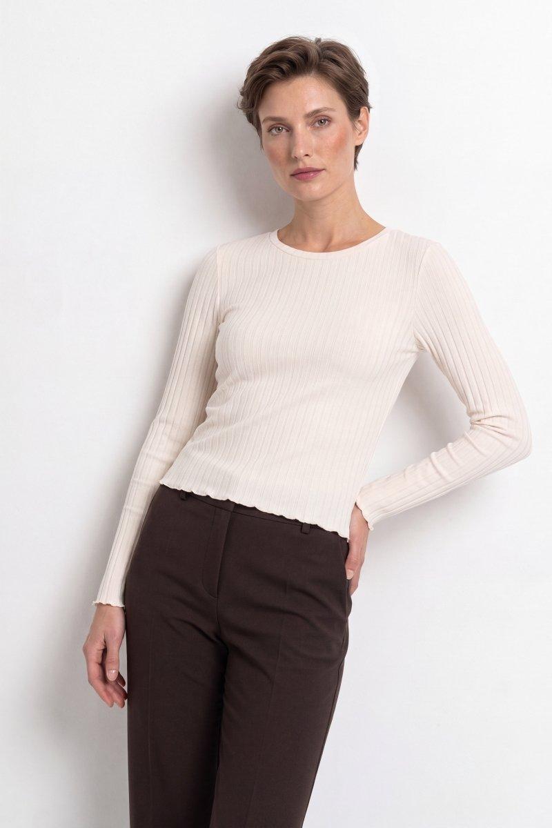 Geripptes Longsleeve-Rich & Royal