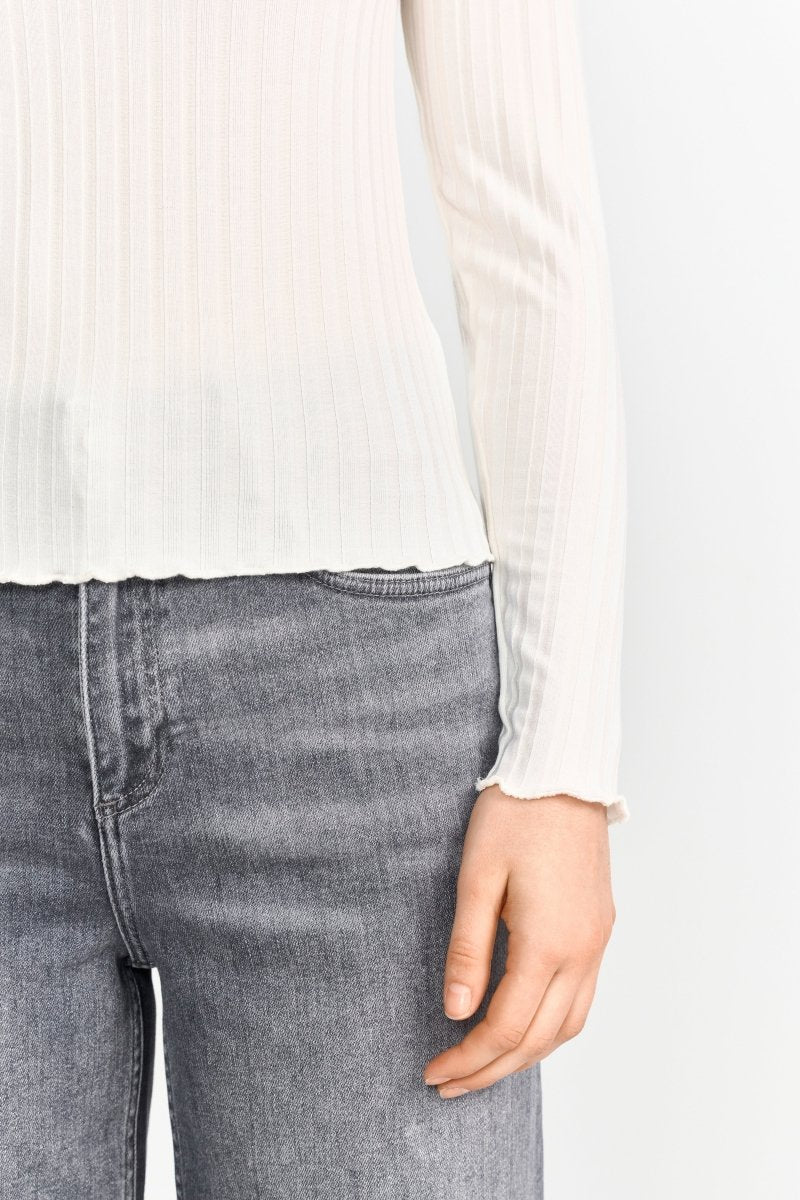 Geripptes Longsleeve-Rich & Royal