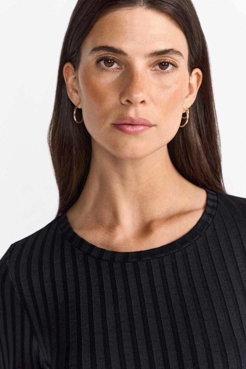 Geripptes Longsleeve-Rich & Royal