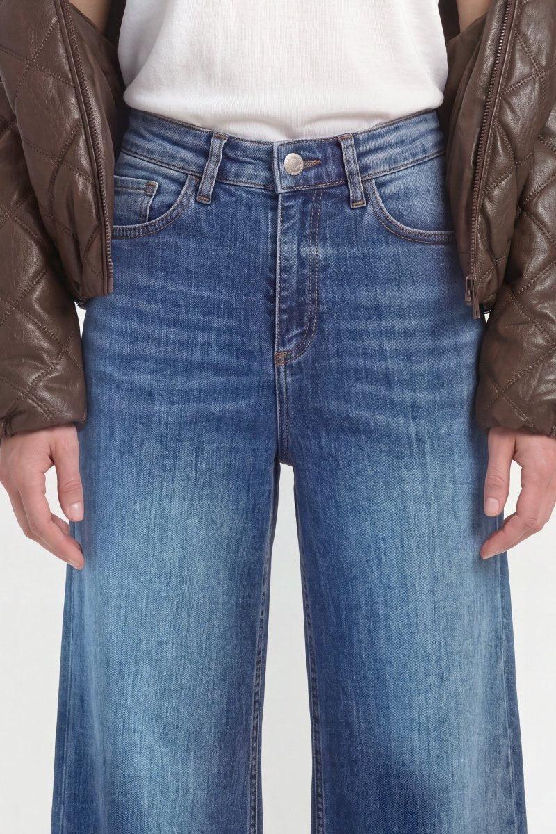 Wide Leg Denim mit hoher Taille-Rich & Royal