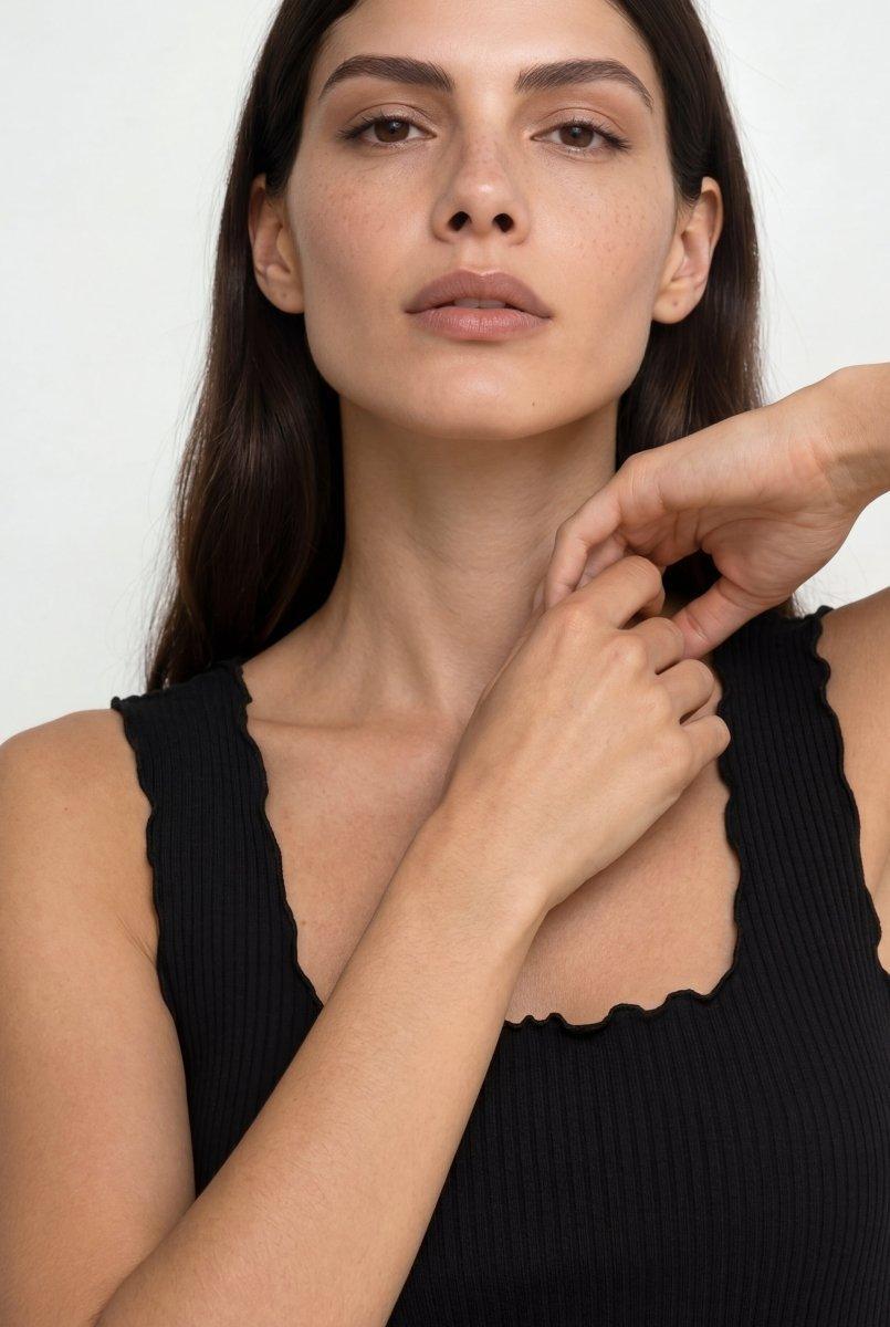 Top mit Rippstruktur-Rich & Royal