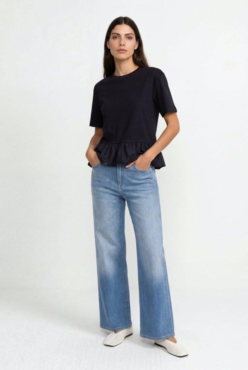 Shirt mit Volantsaum-Rich & Royal