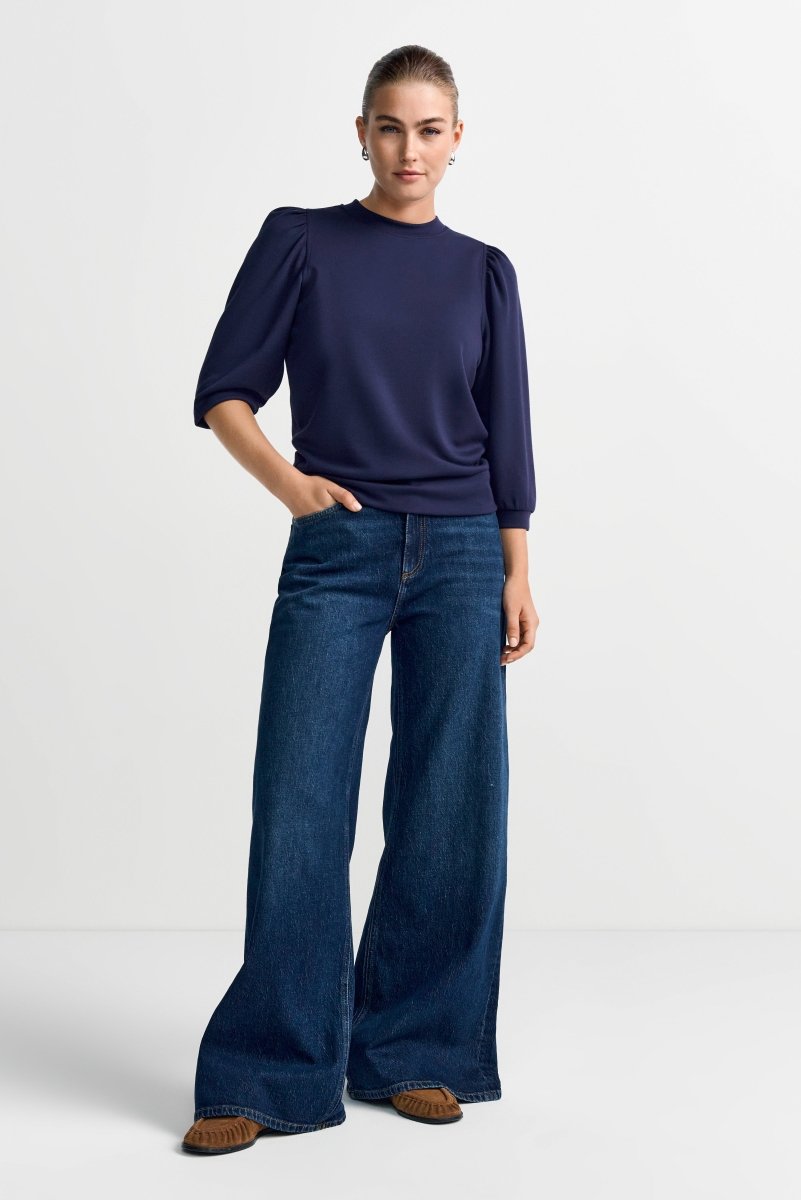 Shirt mit Puffärmeln-Rich & Royal