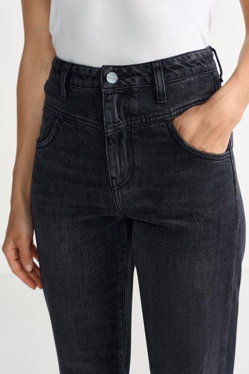 Schwarze Jeans im Slouchy Fit-Rich & Royal