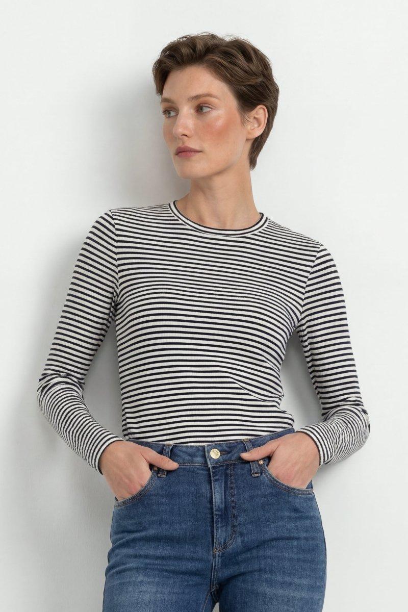 Gestreiftes Longsleeve-Rich & Royal