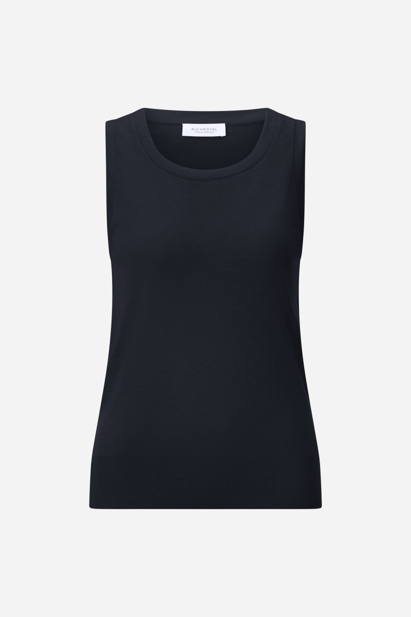 Ripp-Top mit Lyocell-Rich & Royal