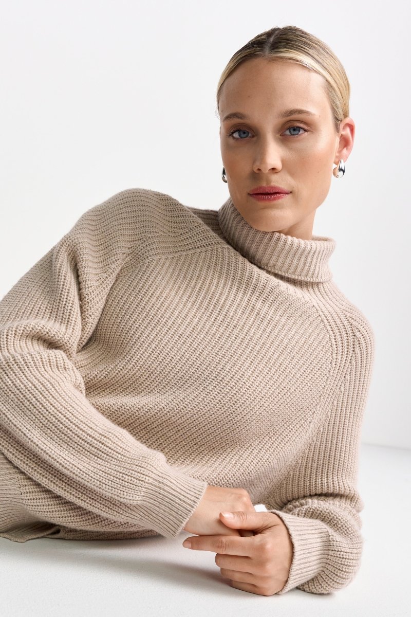 Strickpullover mit Rollkragen-Rich & Royal