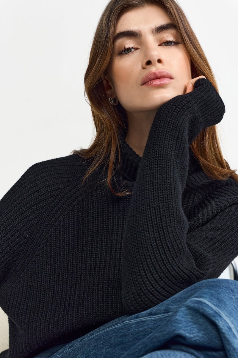 Strickpullover mit Rollkragen-Rich & Royal