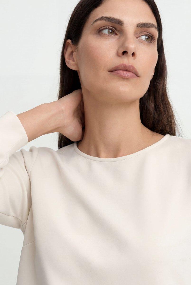 Jersey-Sweatshirt mit Puffärmeln-Rich & Royal