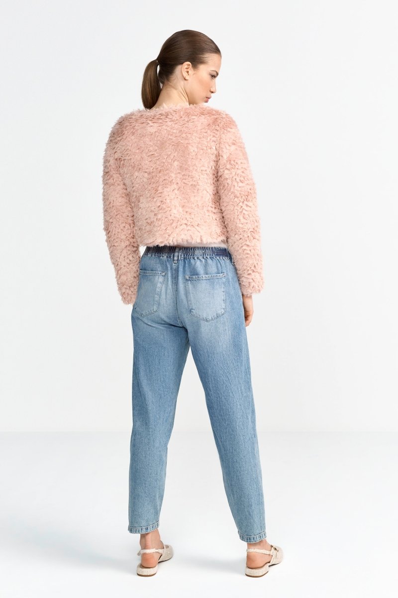 Cropped-Jeans mit Bindeschleife-Rich & Royal