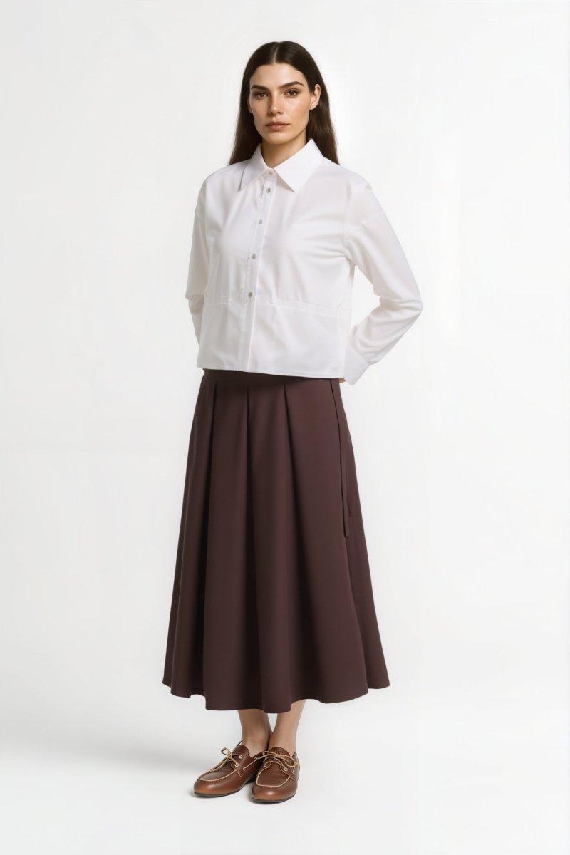 A-Linien-Faltenrock-Rich & Royal