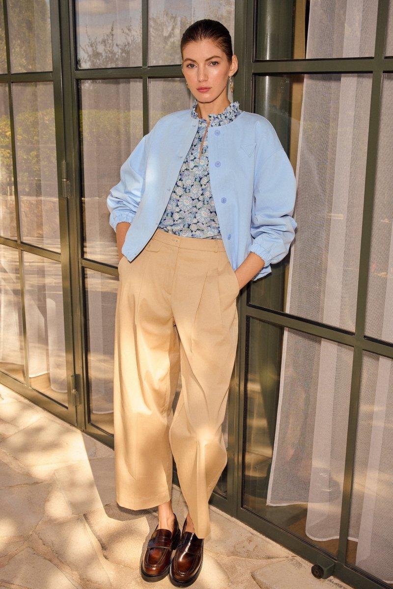 High-Waist-Bundfaltenhose-Rich & Royal