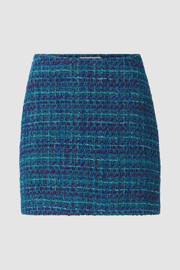 Tweed Material Rich & Royal Mini Skirt