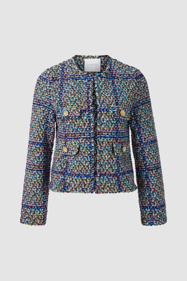 Bouclé jacket with straight cut-Rich & Royal