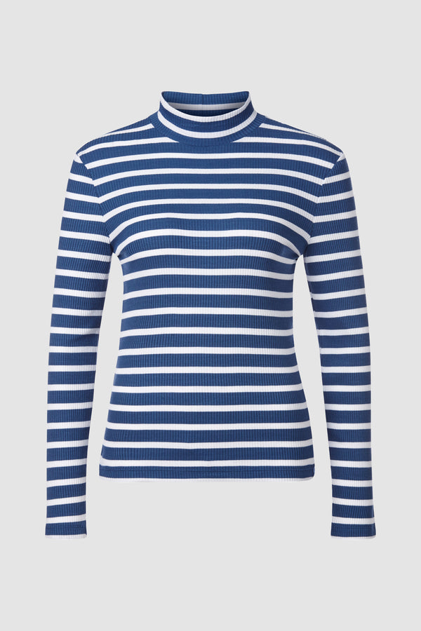 Ribbed turtleneck sweater-Rich & Royal