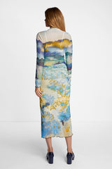 Kleid mit Landschafts-Print-Rich & Royal