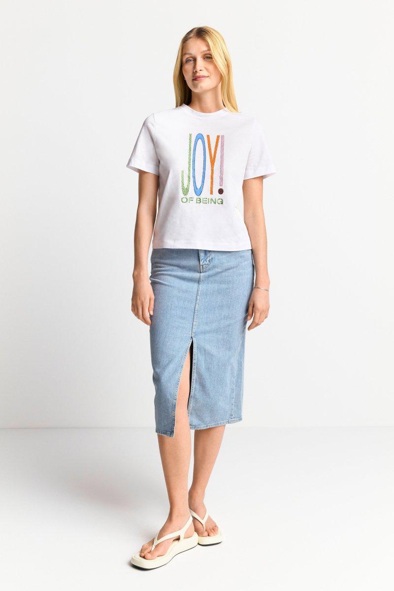 Eich & Royal T-Shirt mit Strassverzierung