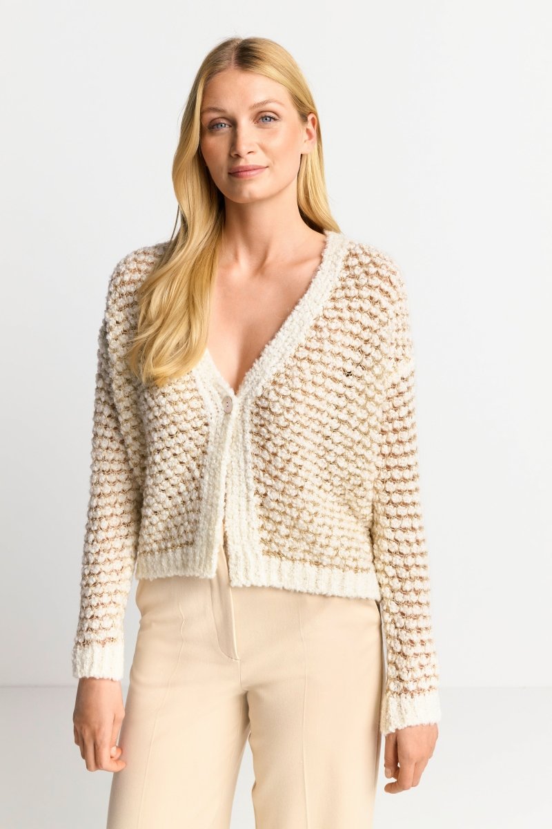 Cardigan mit Perlmuttknopf-Rich & Royal