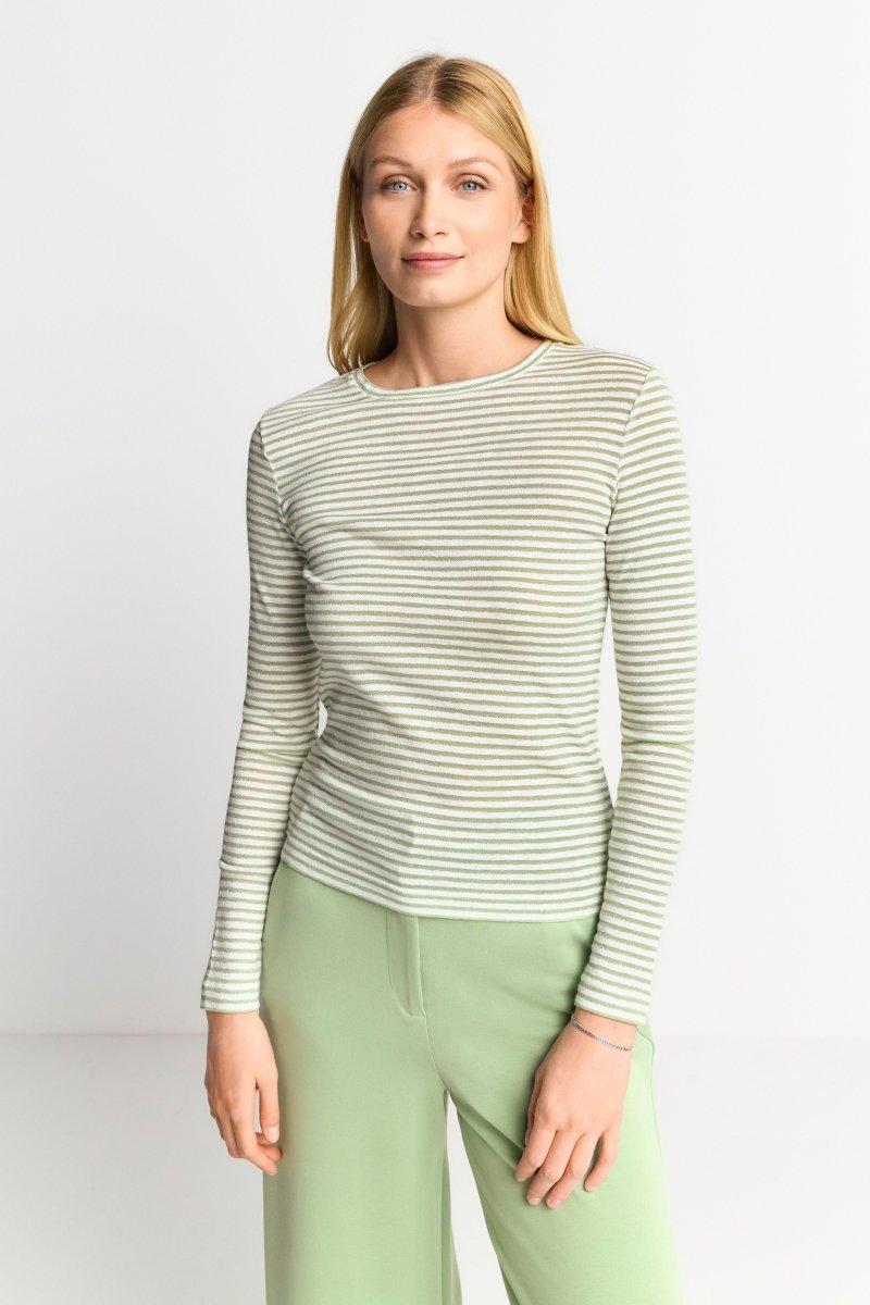 Eich & Royal Longsleeve mit Metallfäden