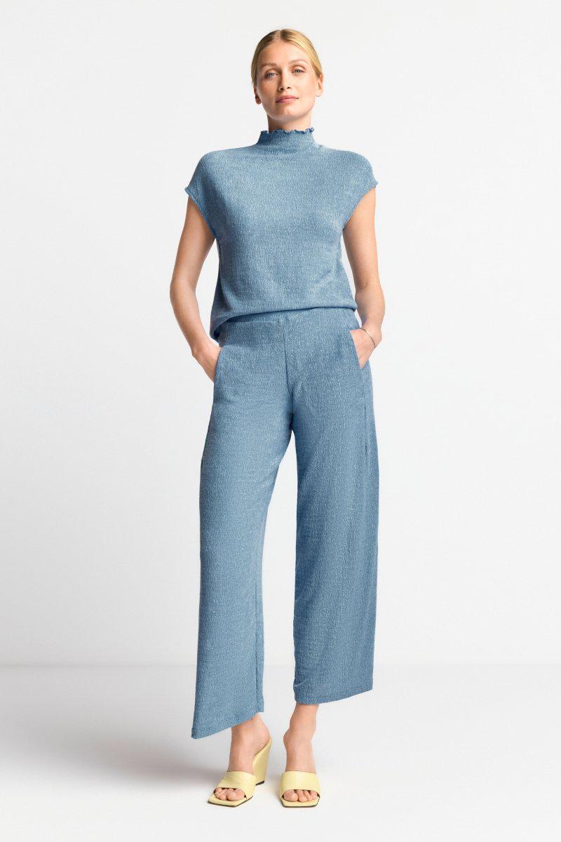 Eich & Royal Stoffhose in Crinkle-Optik