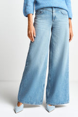 Wide Leg Denim mit Passe-Rich & Royal