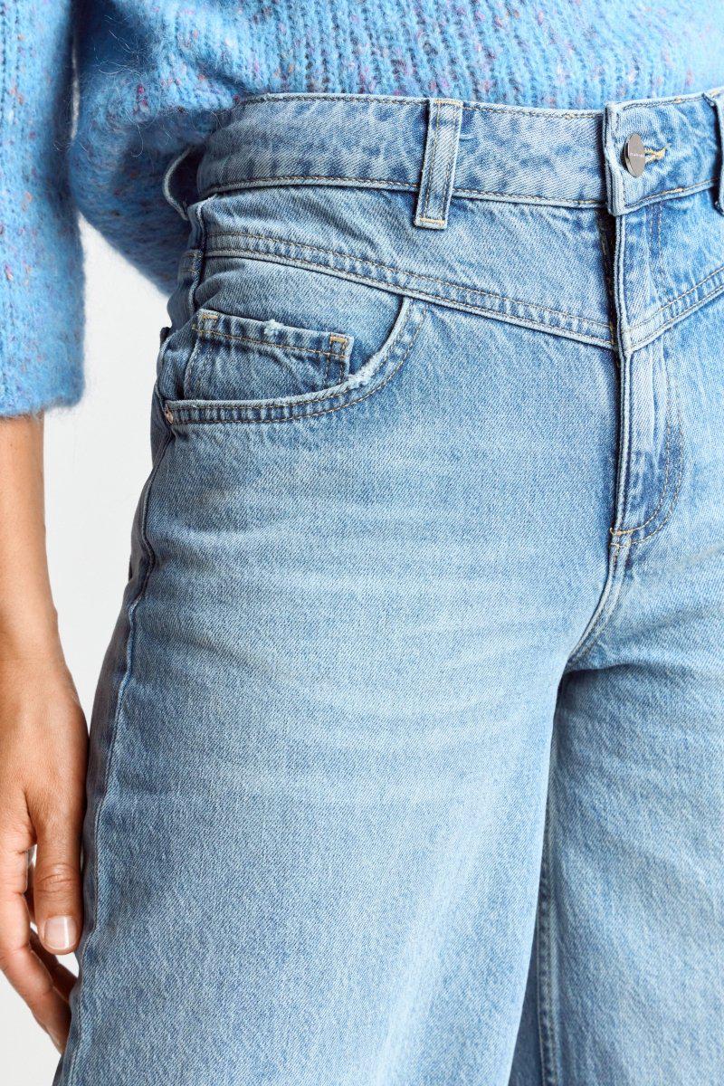 Wide Leg Denim mit Passe-Rich & Royal