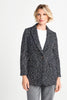 Bouclé-Blazer mit Statement-Knopf-Rich & Royal