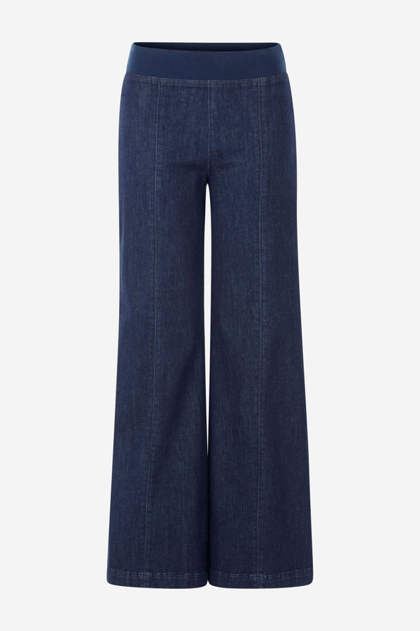 Wide Leg Denim mit elastischem Bund-Rich & Royal