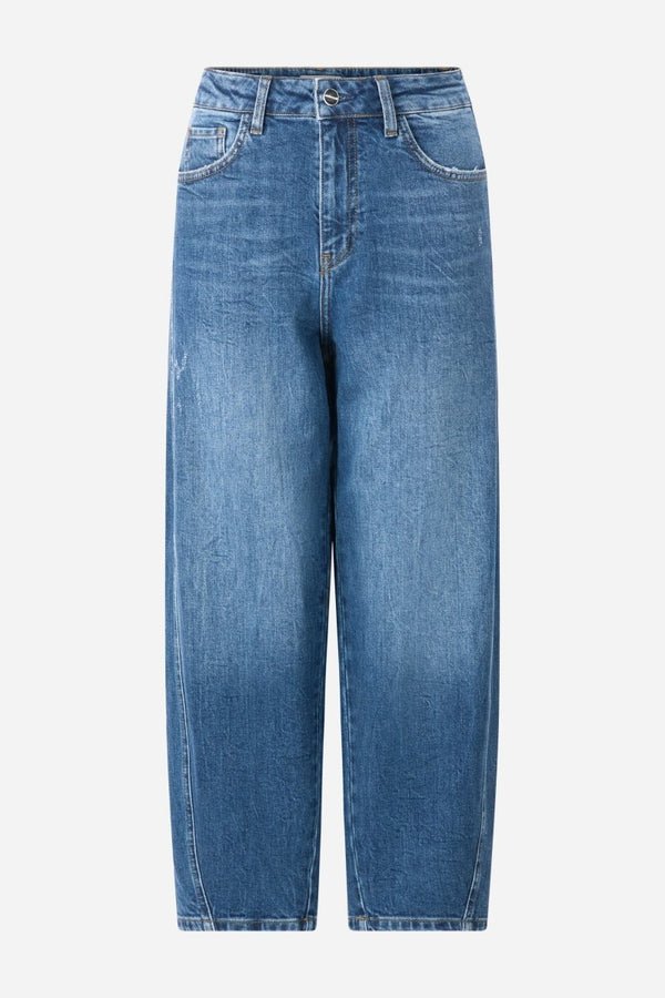 Denim im Barrel Leg Fit-Rich & Royal