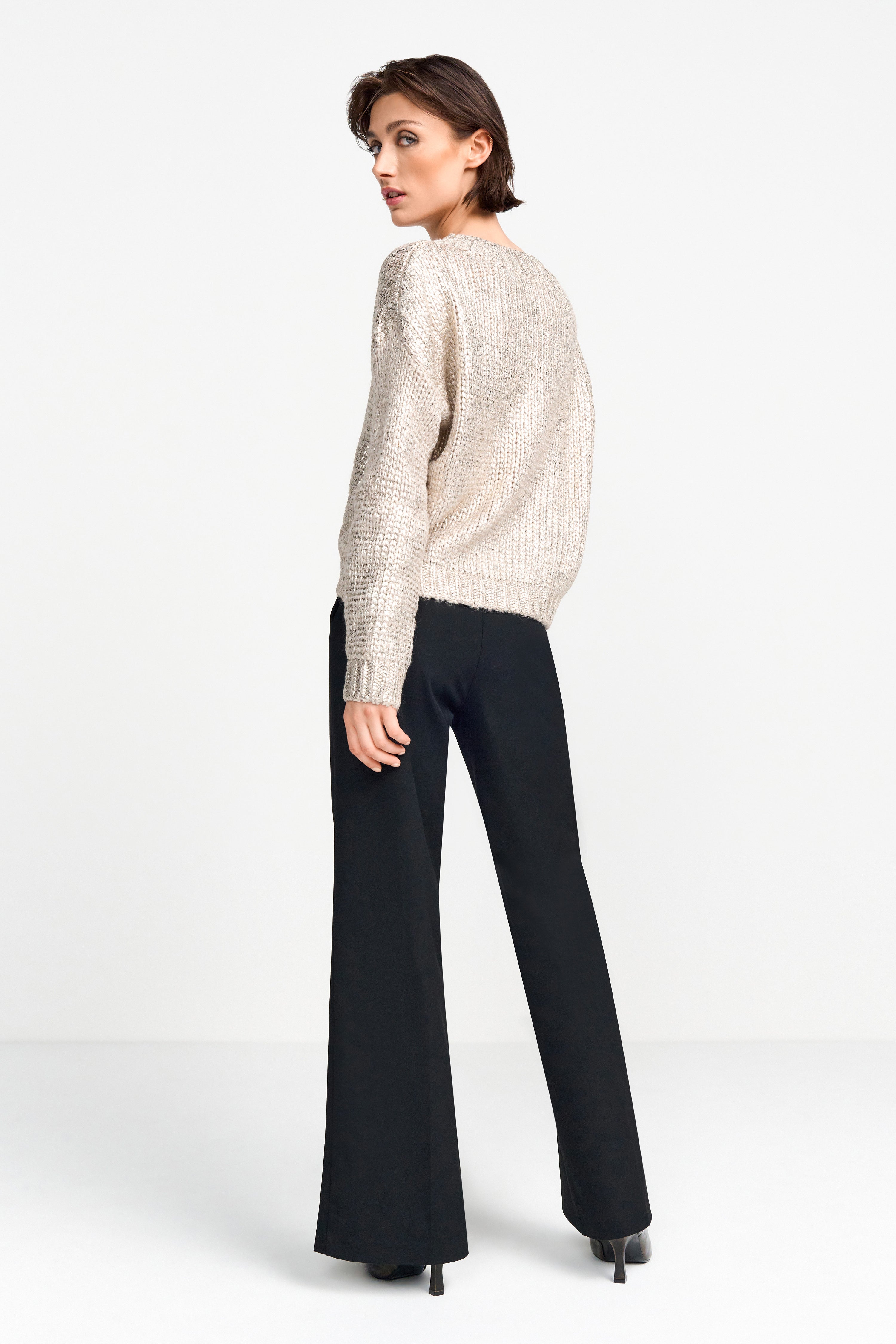 Metallic-Strickpullover-Rich & Royal