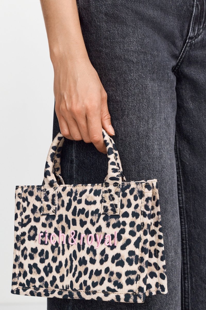 Mini Tote Bag in Leo Design Rich & Royal - Main Image