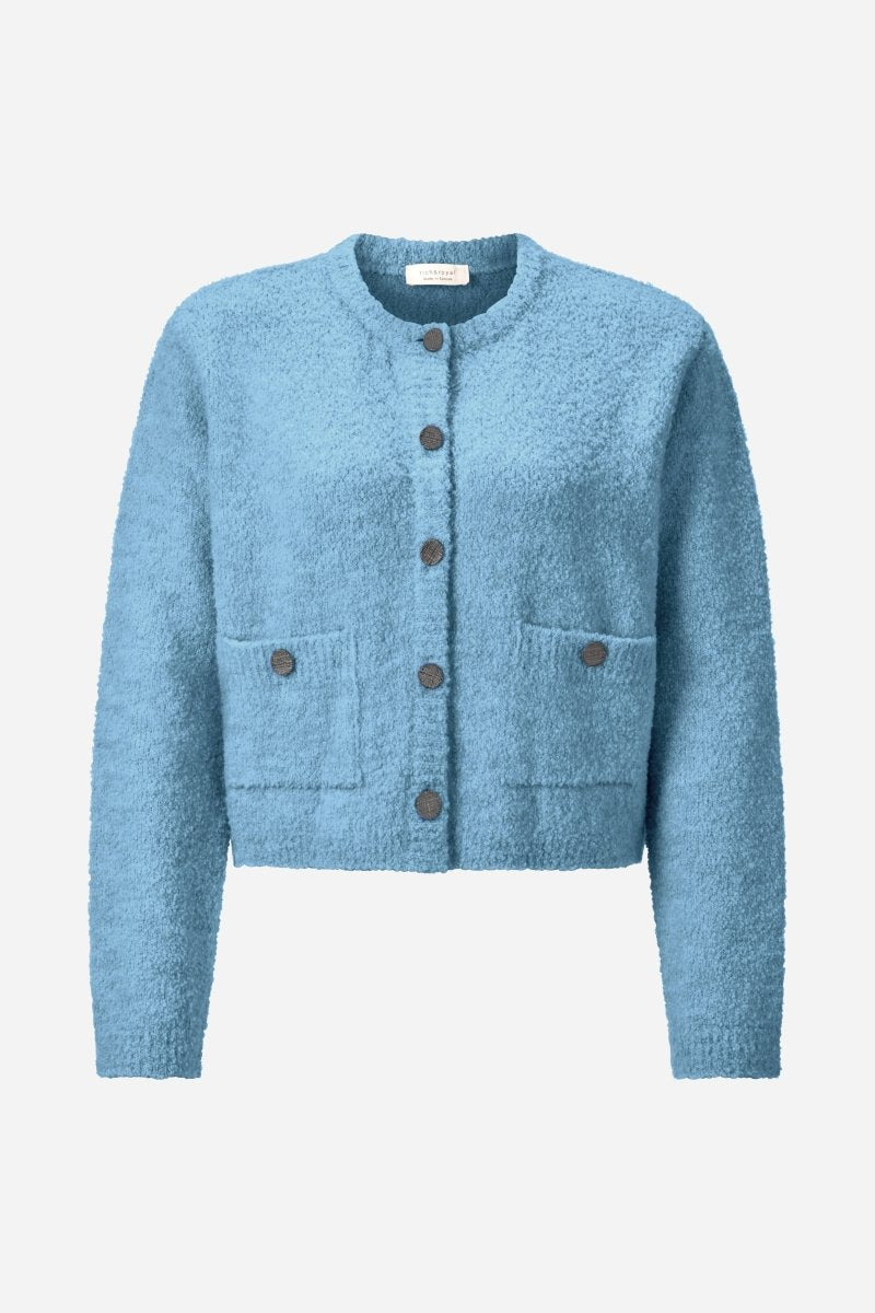 Bouclé-Cardigan mit Knöpfen-Rich & Royal