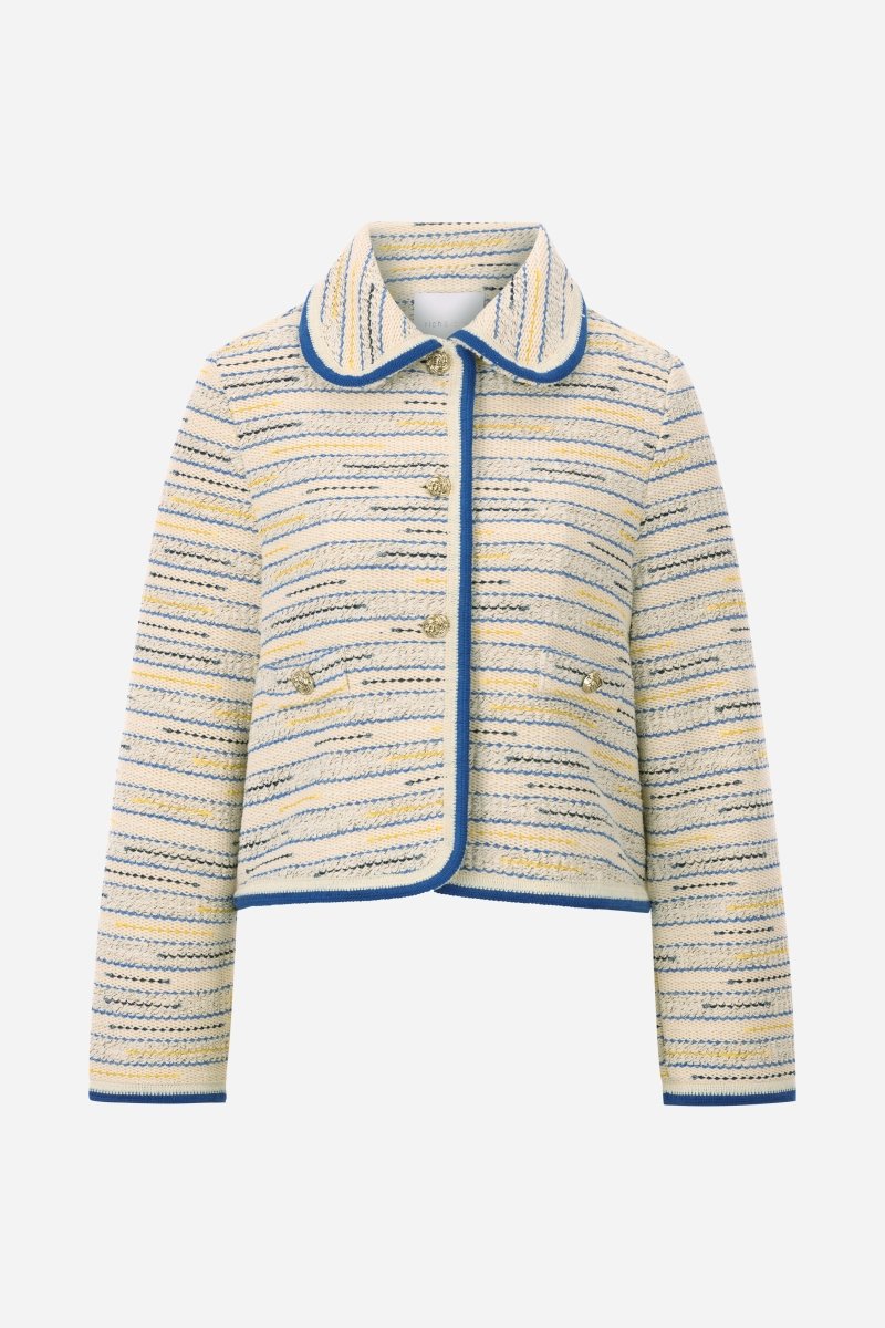 Tweed Jacket Rich And Royal Boucle Jacke Wide Bouclé Jacket With