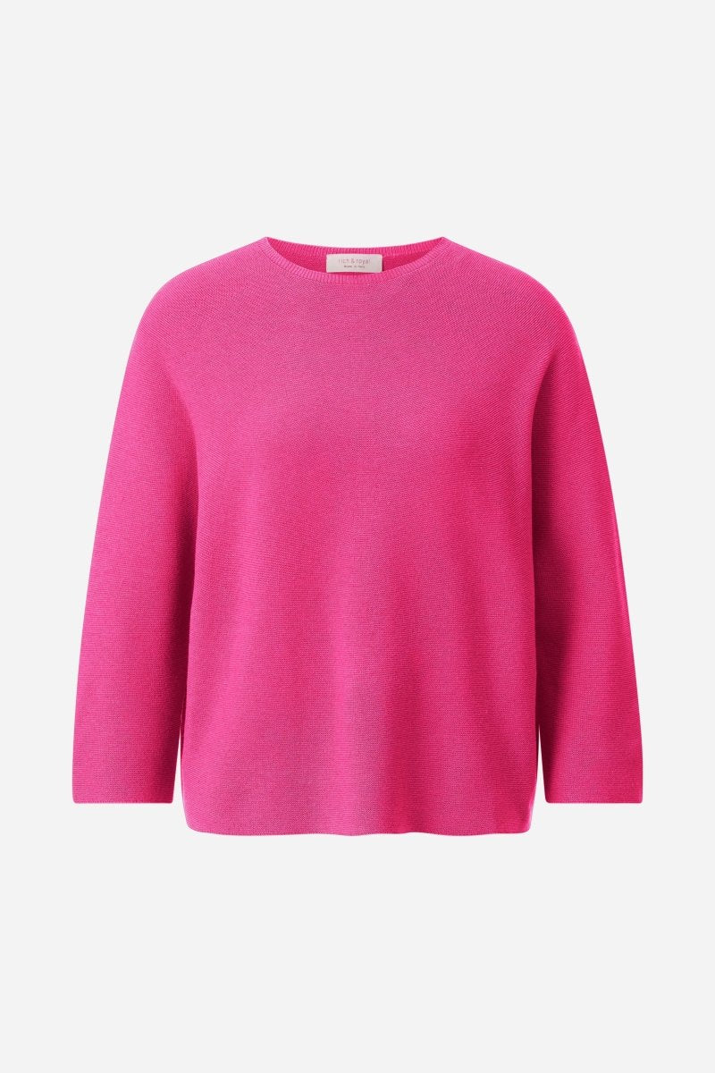 Electric Pink Rich And Royal Pullover Pink Time And Tru Women's