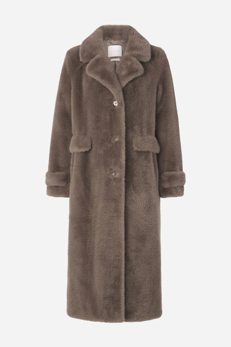 RIELLE RICHE リエルリシェ Fur Coat(Brown) RIELLE RICHE リエルリシェ Fur Coat(Brown) rielle riche