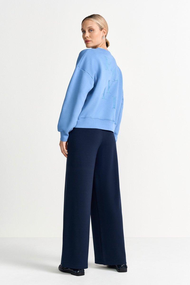 Oversized-Sweatshirt mit Logo-Rich & Royal