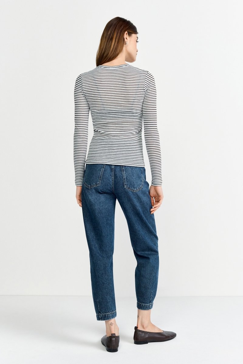 Longsleeve mit Glitzerfäden-Rich & Royal