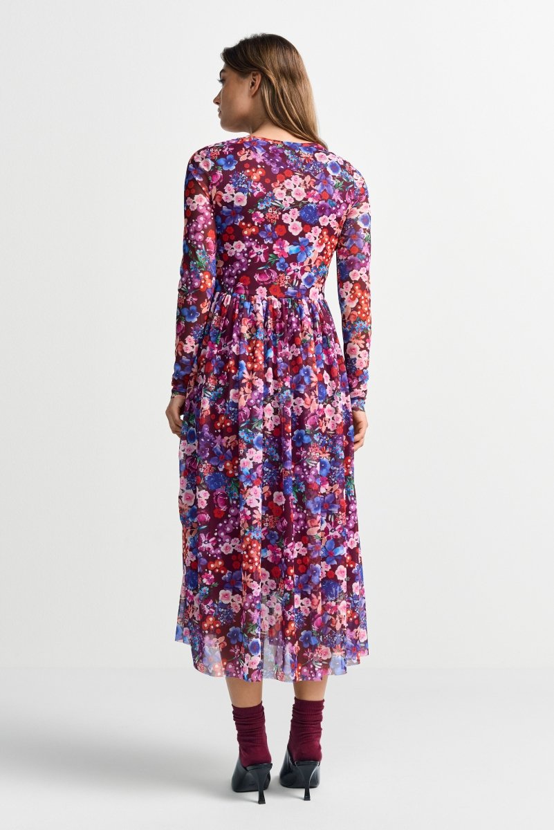 Maxikleid mit Blumenprint-Rich & Royal