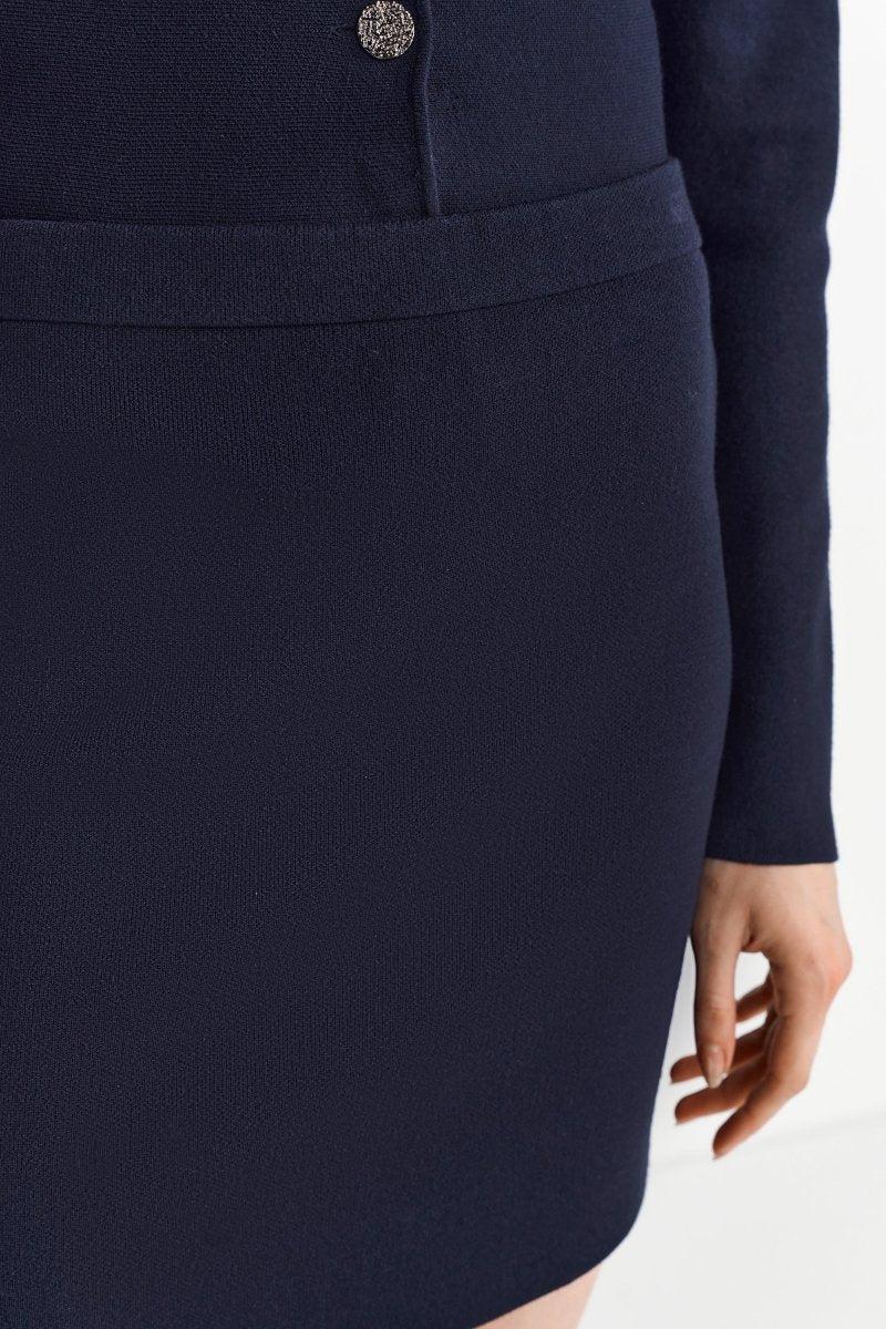 Kurzer Stretchrock-Rich & Royal