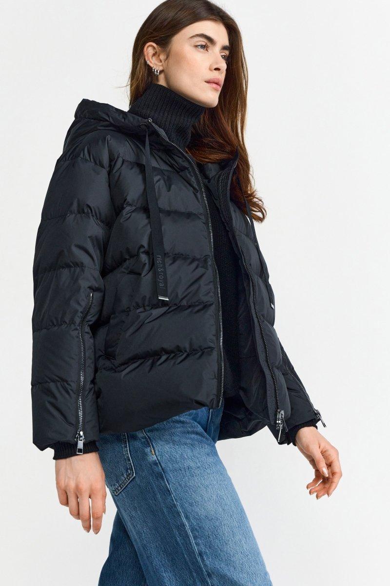 Daunenjacke mit Kapuze-Rich & Royal